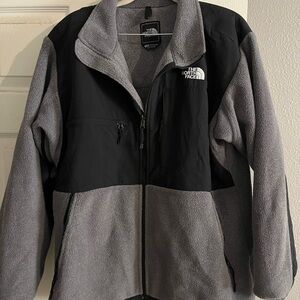 The North Face Black and Gray Fleece Jacket